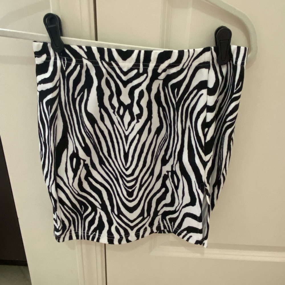 Zebra Mini Skirt